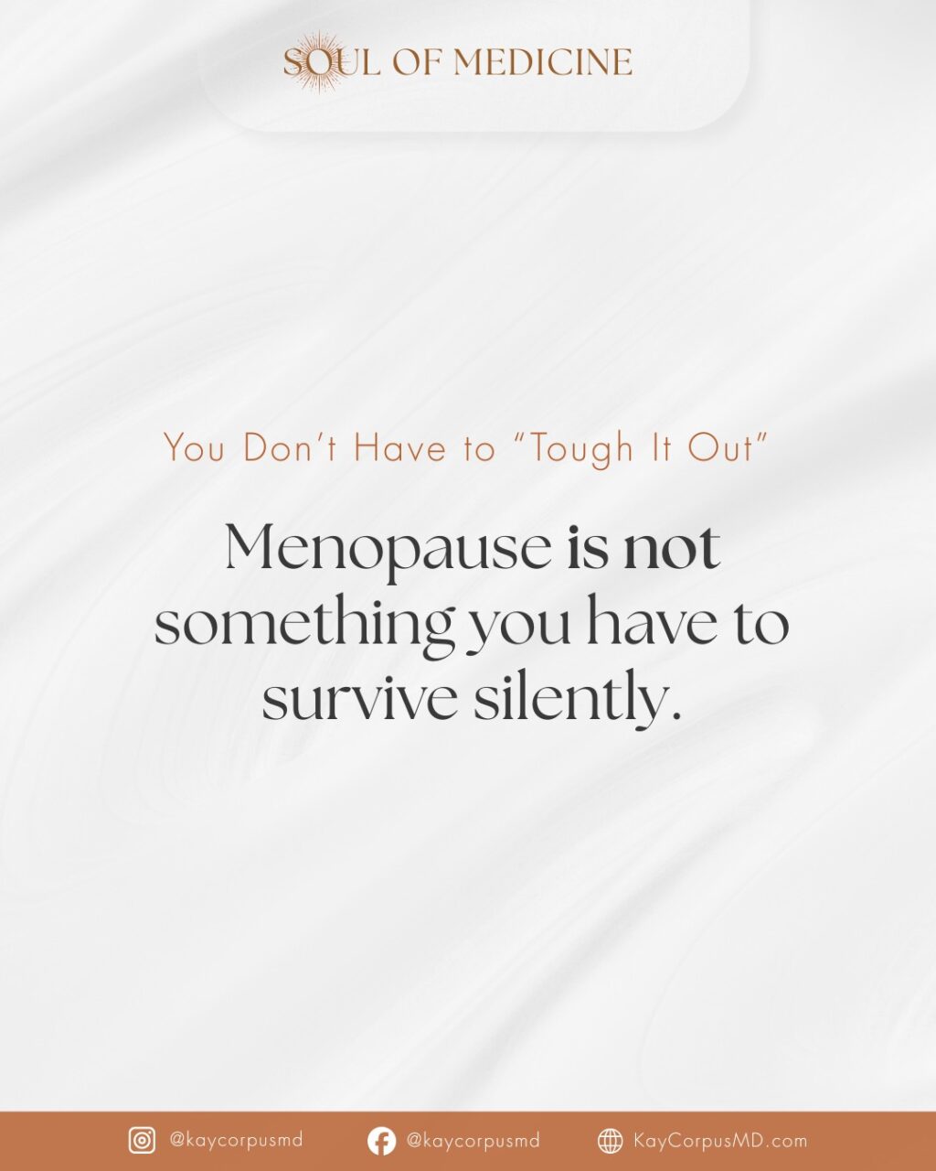 Instagram post from kaycorpusmd. This post is in position 0.